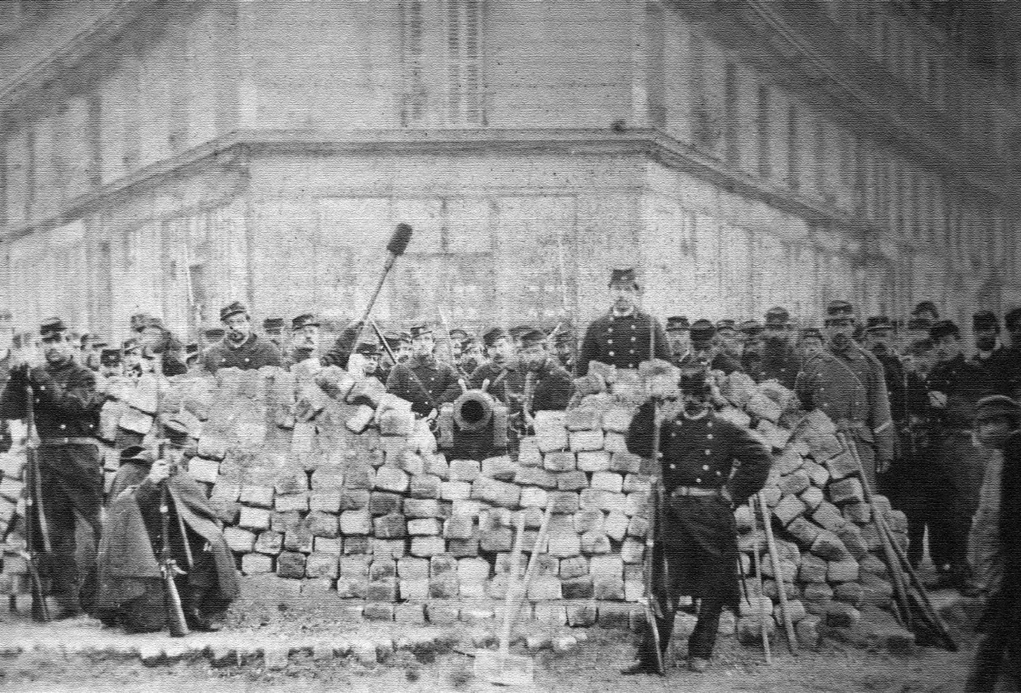 Barricade Voltaire Richard Lenoir La Commune Paris 1871